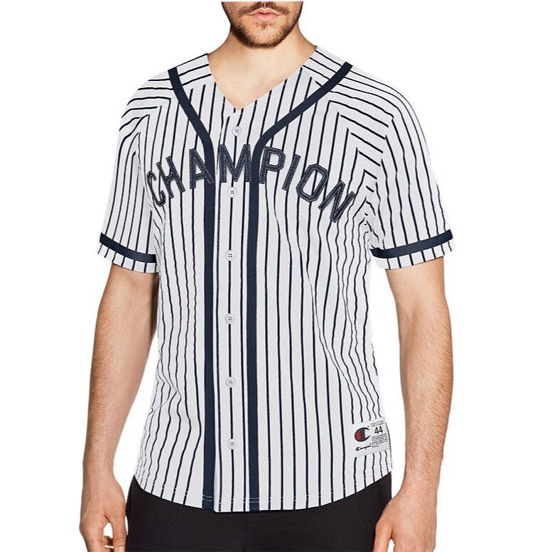 champion braided baseball jersey