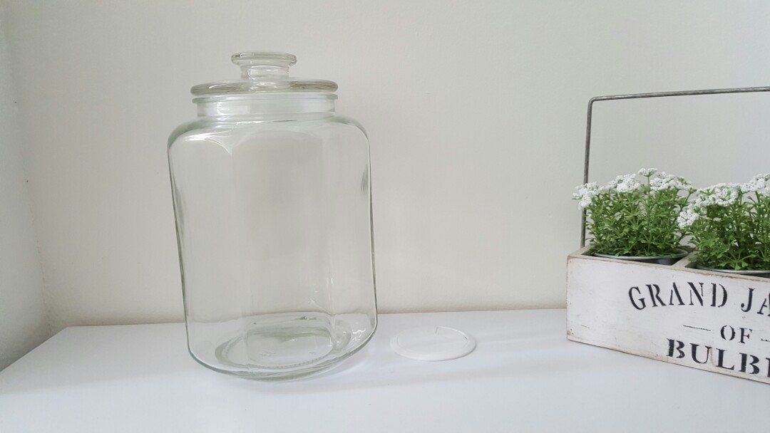 SOLD Size A (Large) Glass Jars. Cookie Jars., Hobbies & Toys