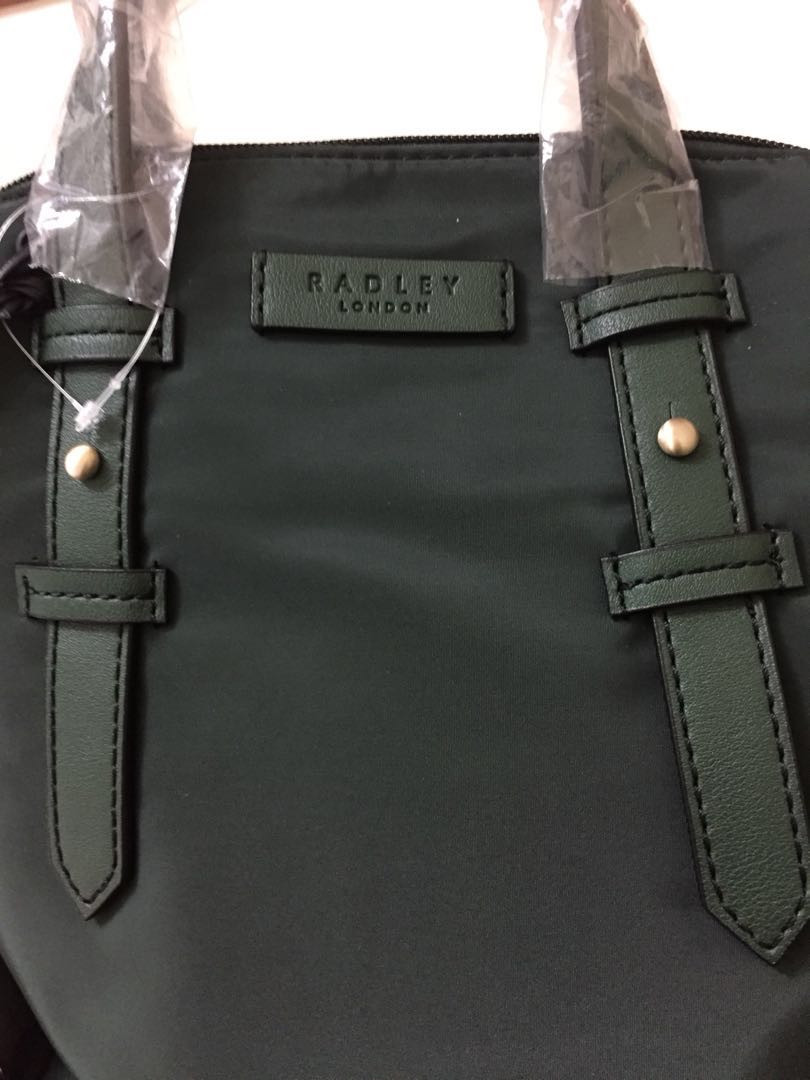 dark green radley london backpack