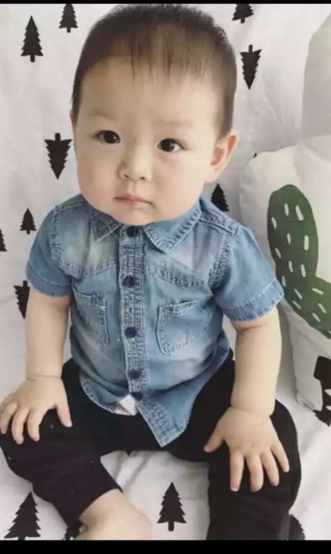 baby boy denim shirt