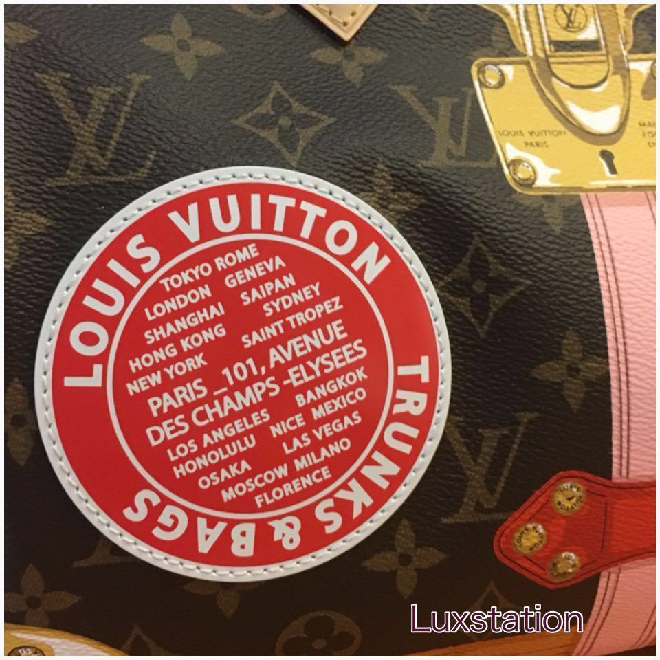 Louis Vuitton Summer Trunks Monogram Canvas Speedy Bandouliere 30 Bag  M41386 2018