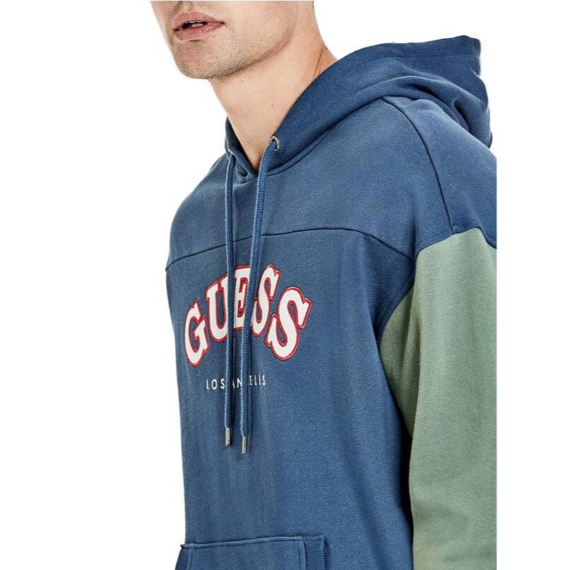 guess roy colorblock hoodie