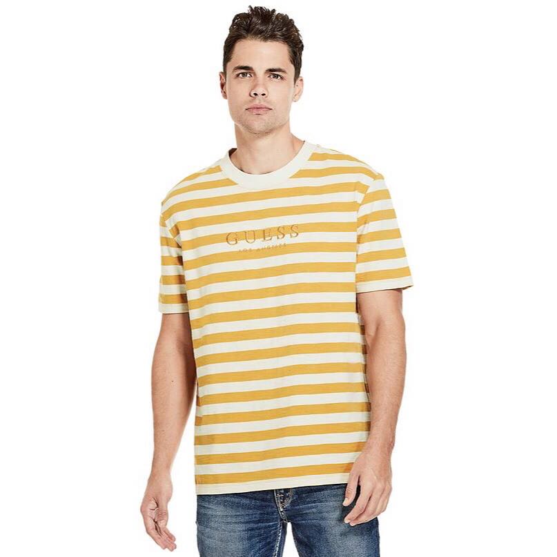 GUESS Originals Striped Tee Men s Fashion Tops Sets Tshirts Polo Shirts on Carousell