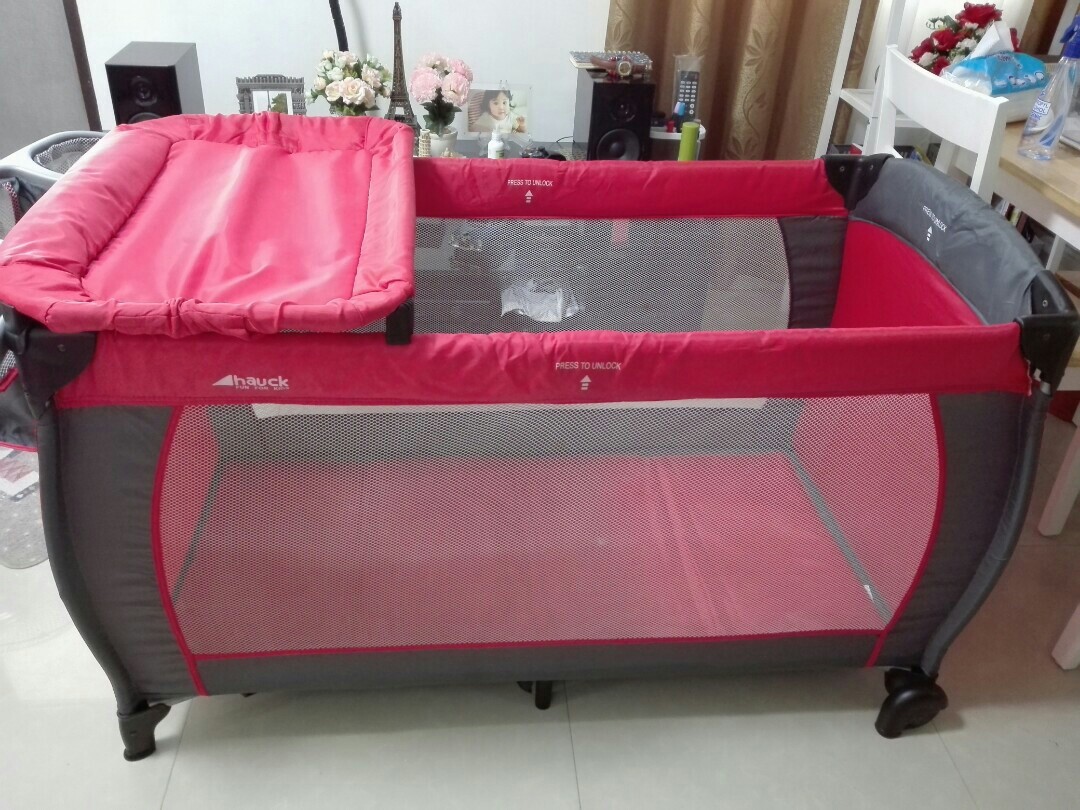 Hauck Crib Babies Kids Baby Nursery Kids Furniture Cots Cribs on Carousell