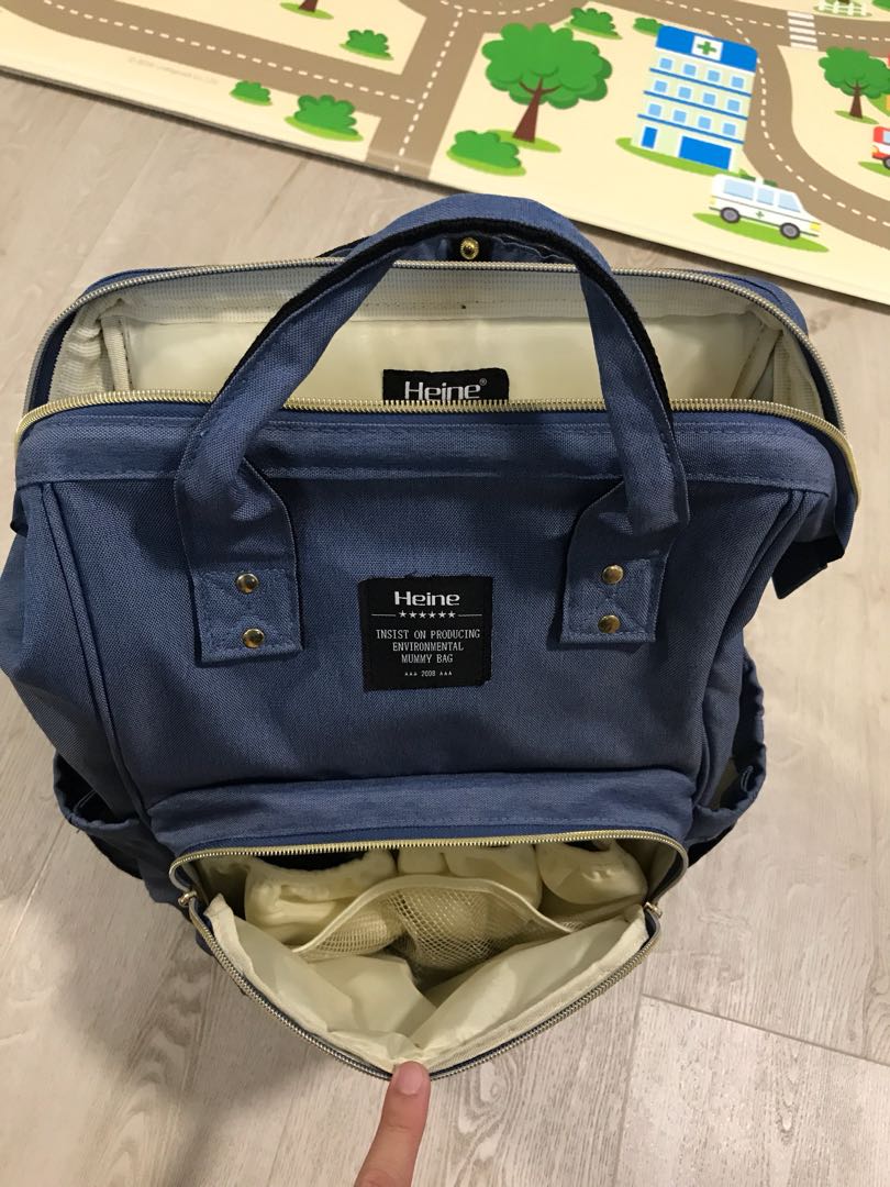 Heine Mummy Bag preowned Babies Kids Going Out Diaper Bags Wetbags on Carousell