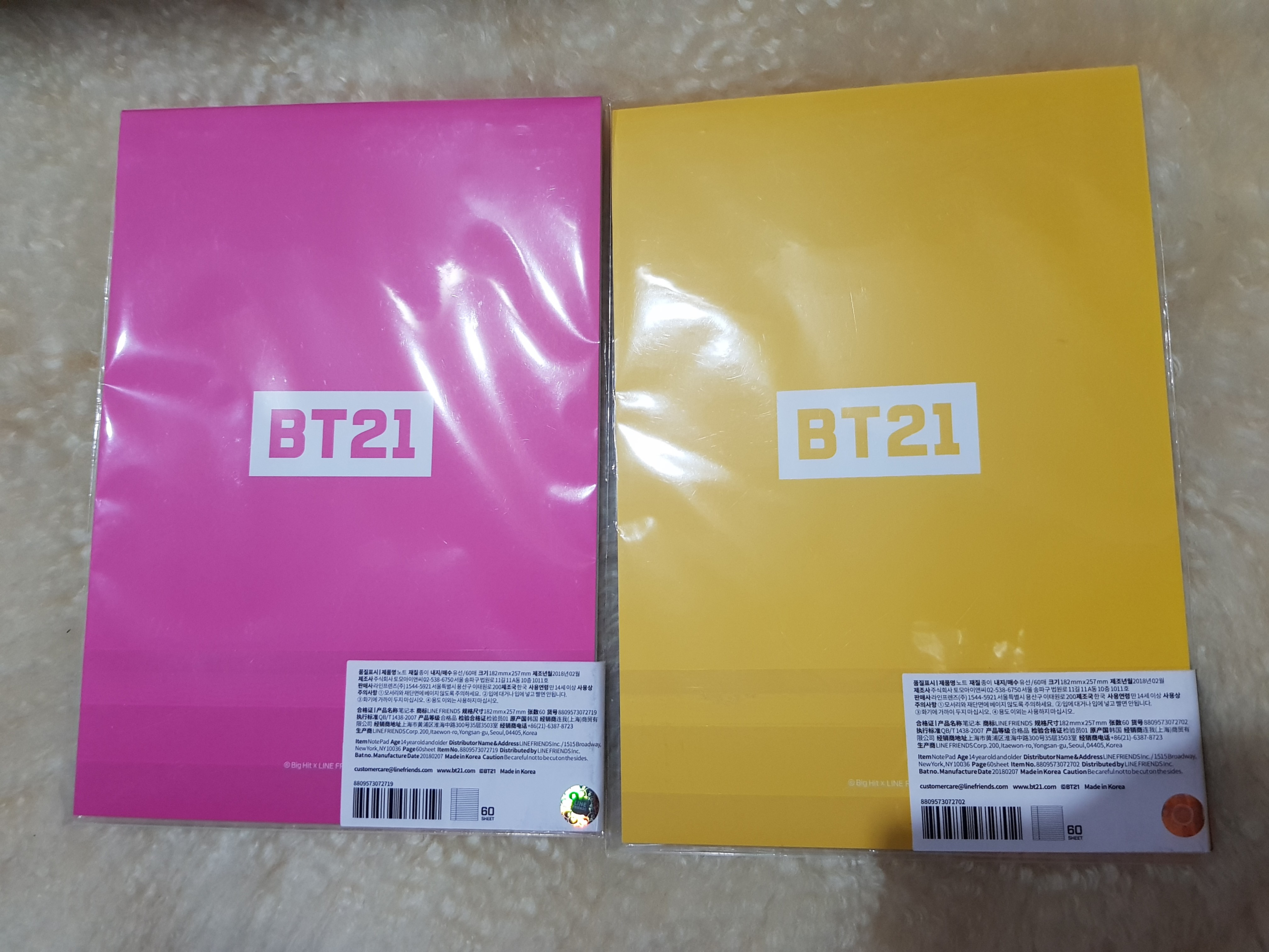 [Instock] Official BT21 B5 Notepad, Hobbies & Toys, Stationery & Craft ...