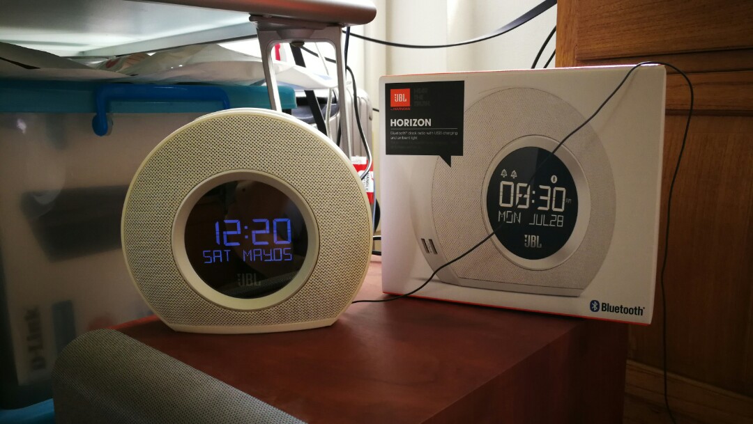 JBL Horizon 2 Bluetooth Klokradio Luidspreker met FM-radio en DAB - Grijs
