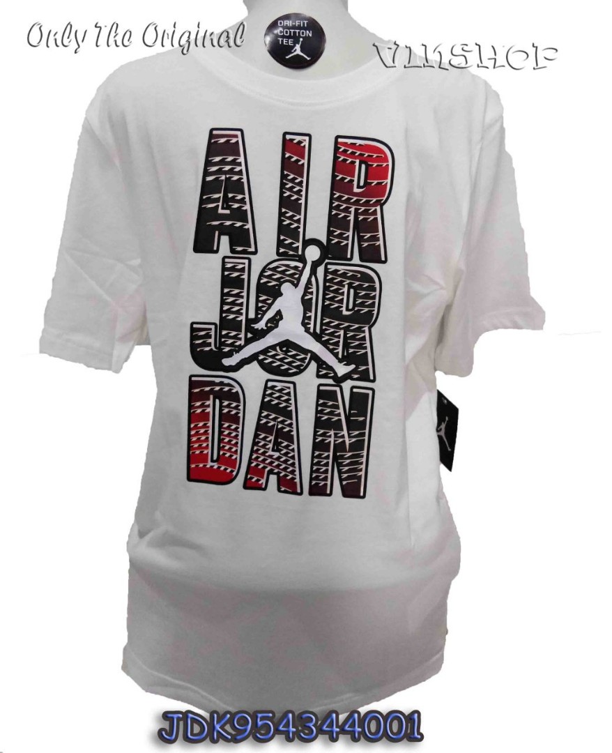 Kaos NIKE AIR JORDAN TEE Jr. White 