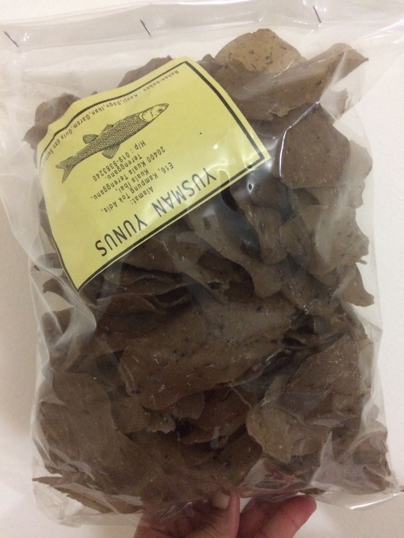 Keropok Keping Ikan Terengganu Food Drinks Packaged Snacks On Carousell