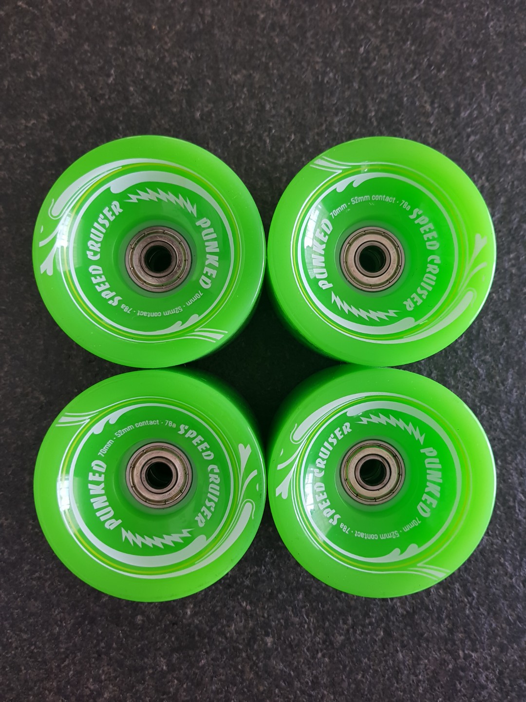 Punked speed cruiser wheels clearance