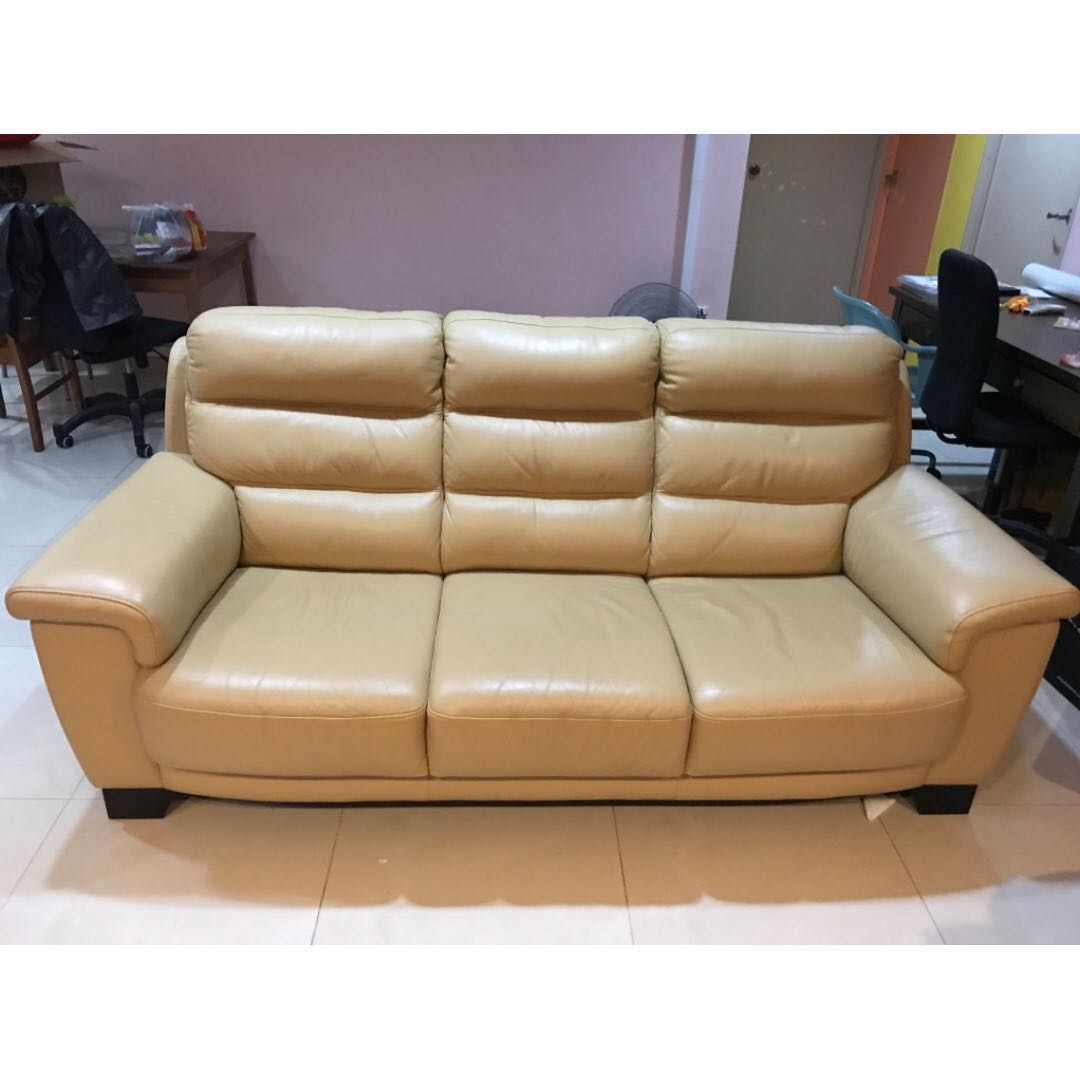 Lorenzo 3 Seater Genuine Leather Sofa For Furniture Sofas Lorenzo 3 Seater Genuine Leather Sofa