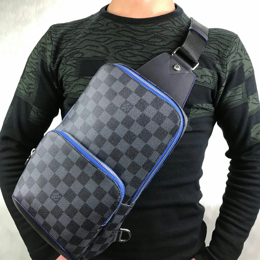louis vuitton avenue sling bag blue