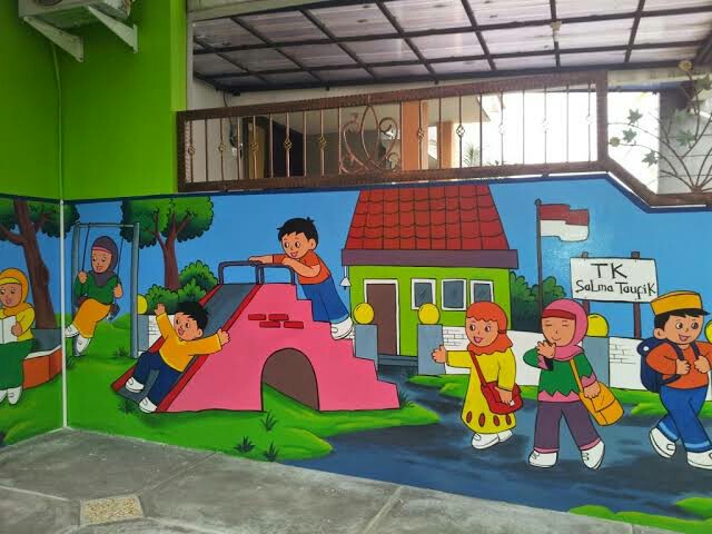 Lukisan Taman Permainan Kanak Kanak