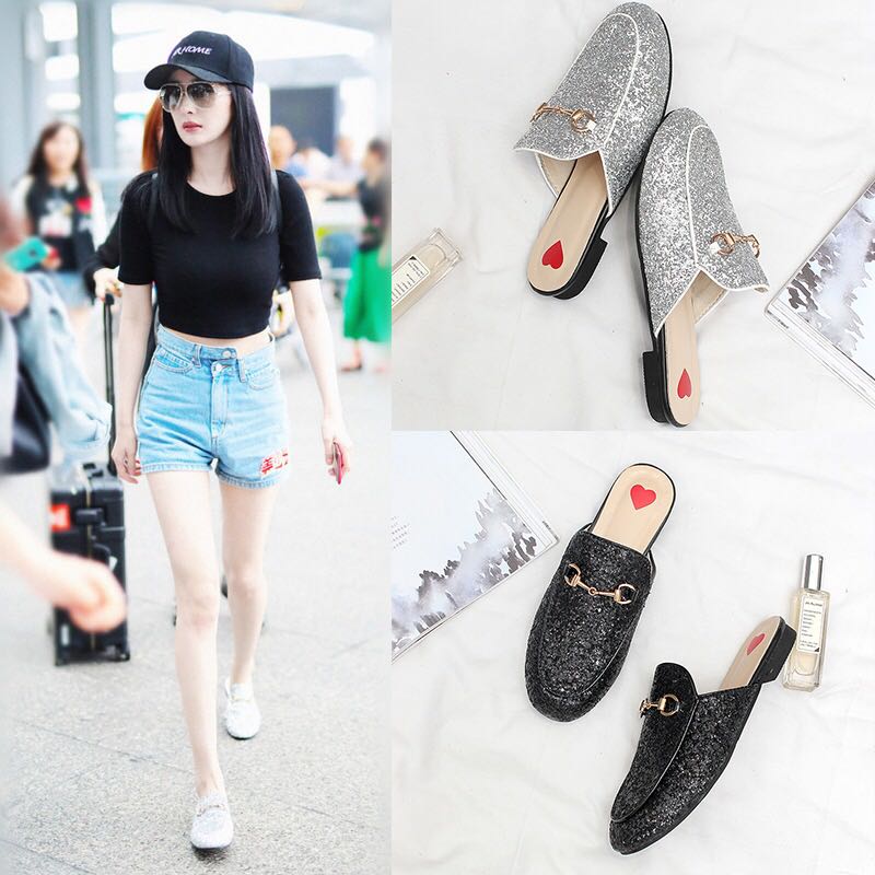 shiny loafers womens