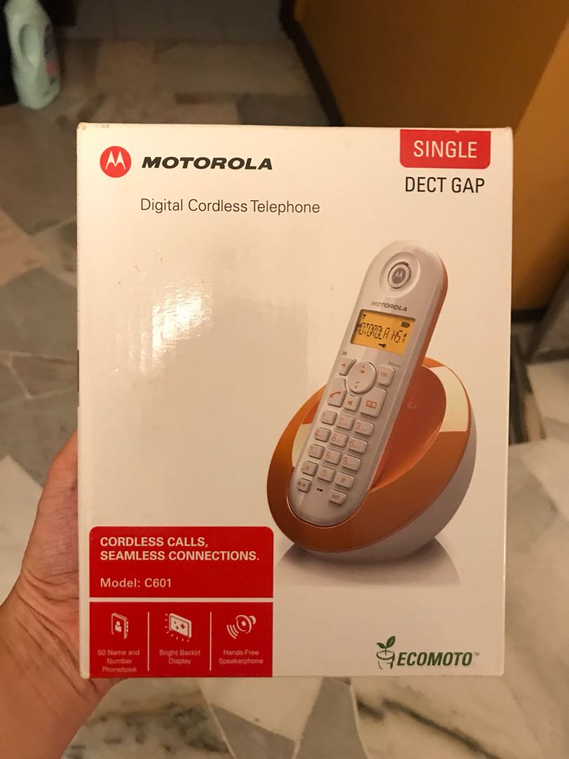 Motorola Cordless Phone C601, Electronics, Others on Carousell