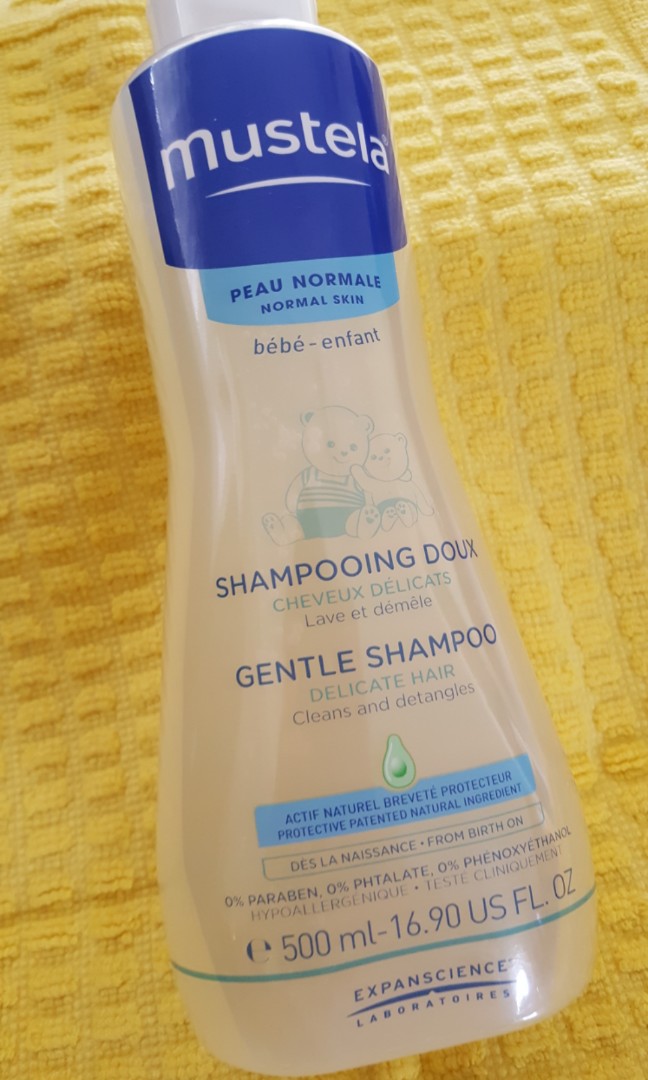 mustela gentle shampoo 500ml