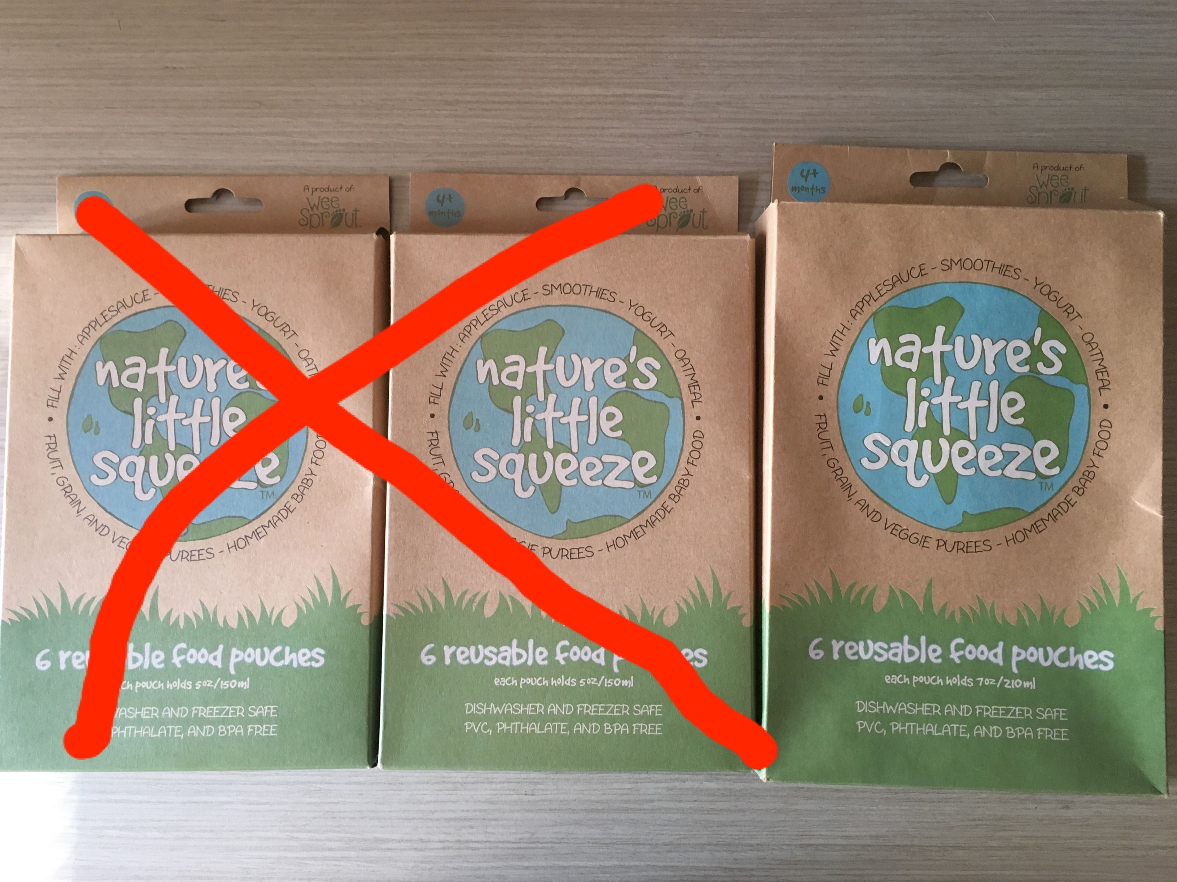 nature's little squeeze pouches