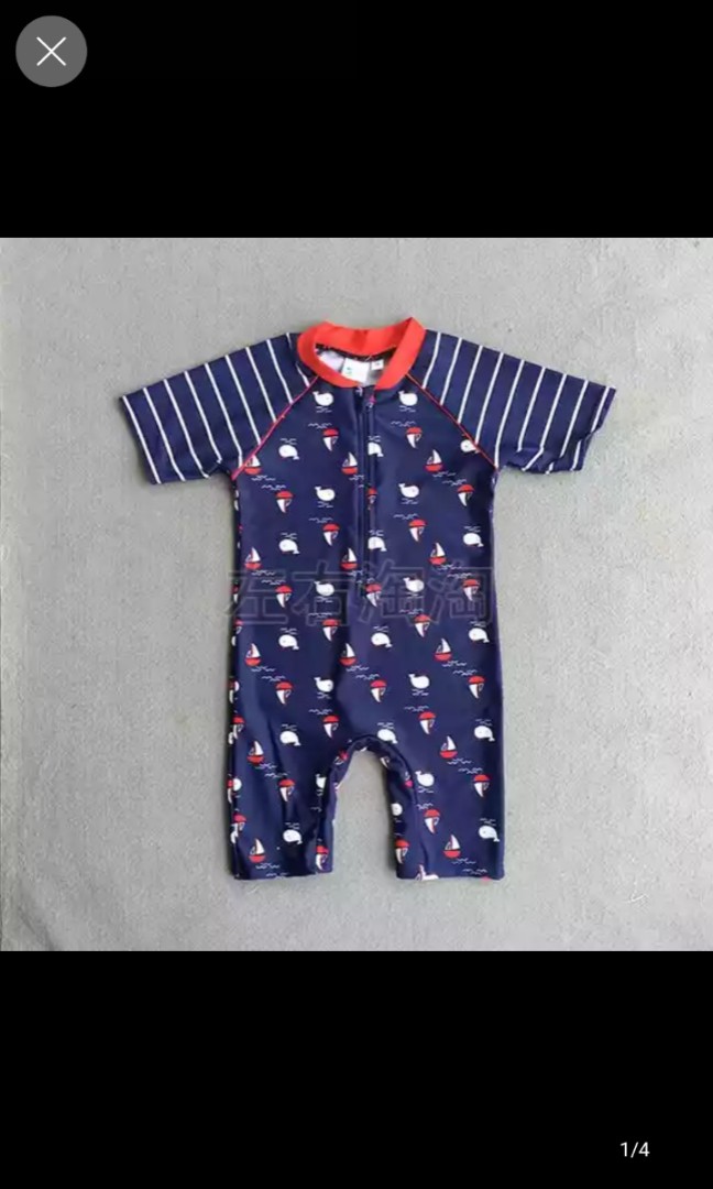 one piece baby boy swimsuit