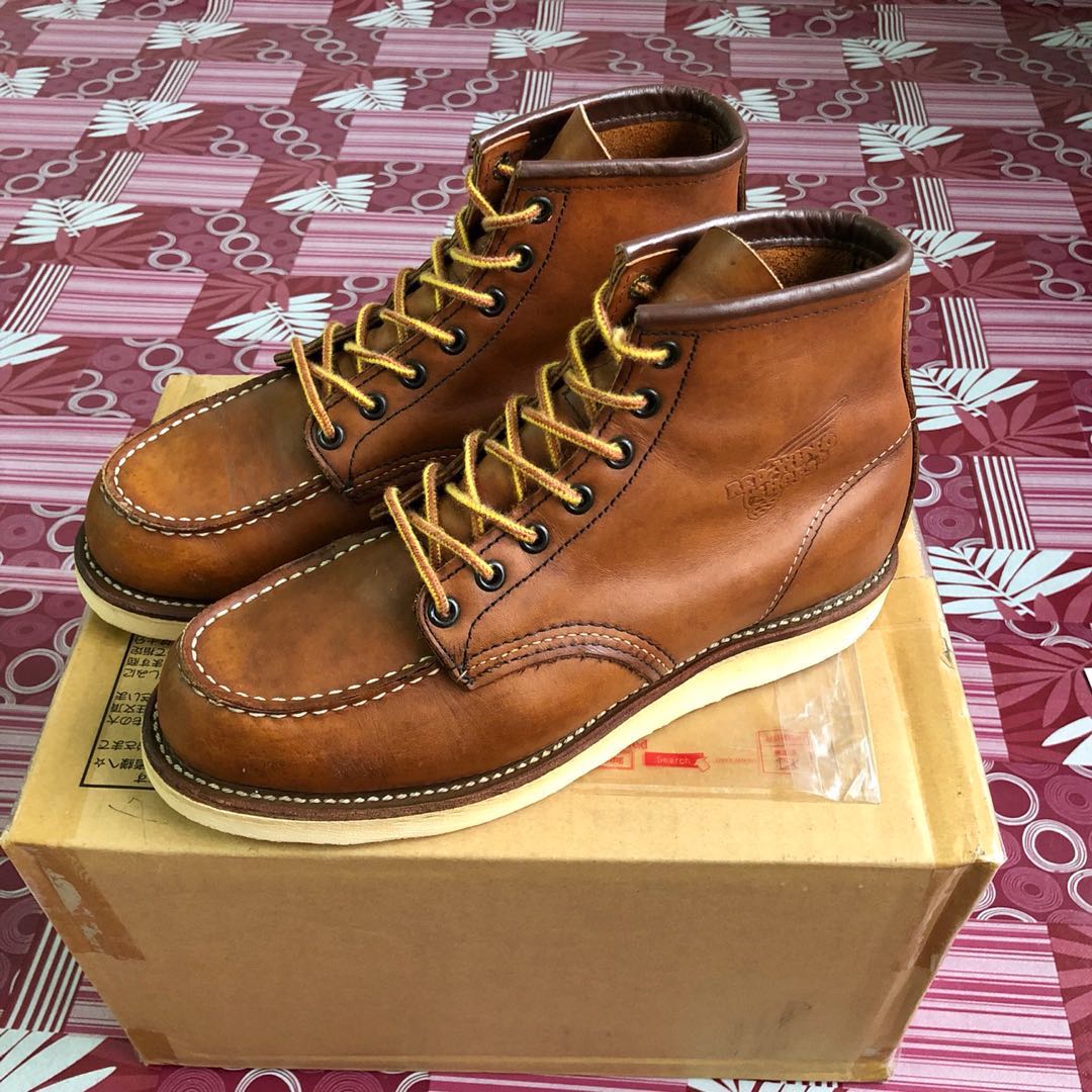 Original Red Wing 875 Oro Iginal Leather Size 8d 7uk Men S Fashion Footwear On Carousell