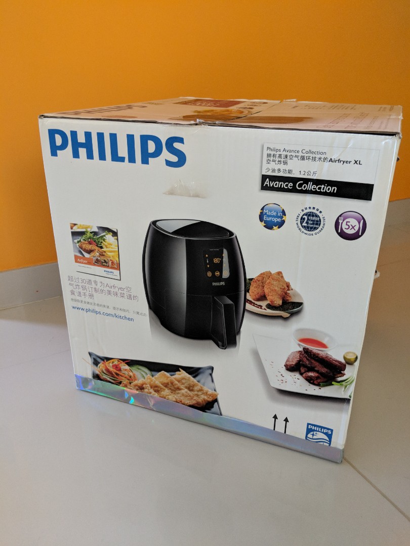 Philips Avance air fryer XL 1.2kg, TV & Home Appliances, Kitchen