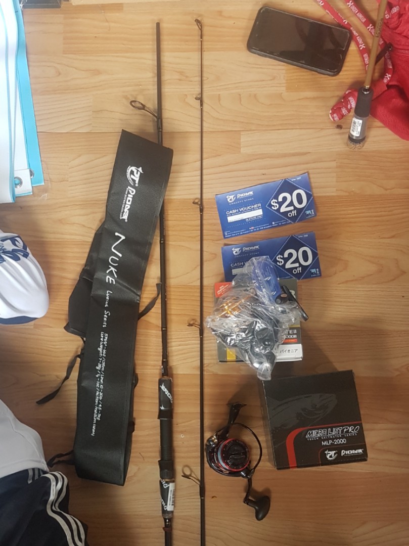 pioneer rod and reel