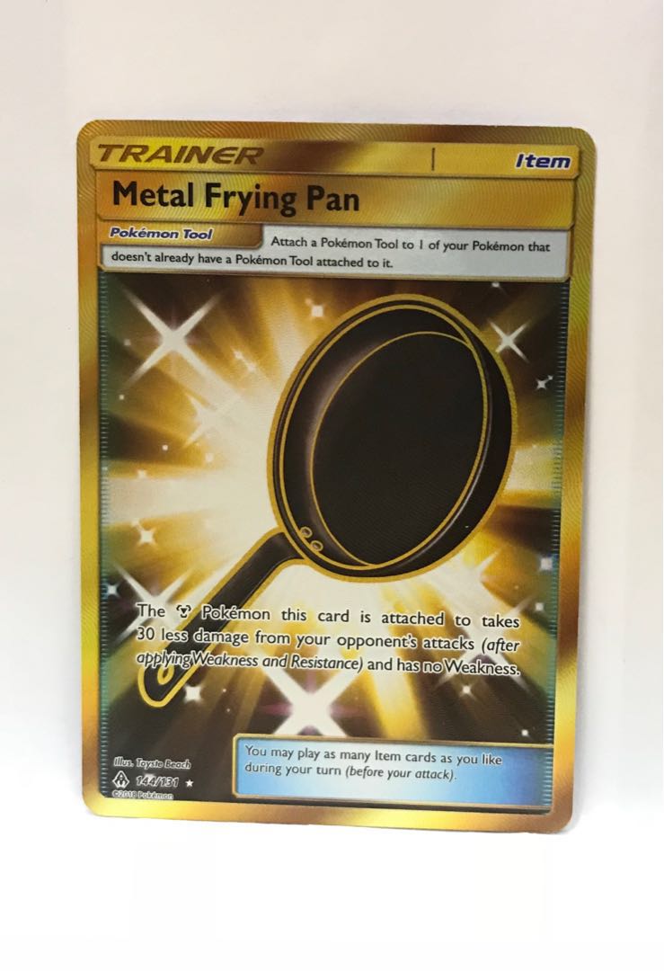 Pokémon Sun & Moon Forbidden Light Metal Frying Pan, Toys & Games, Board Games & Cards on