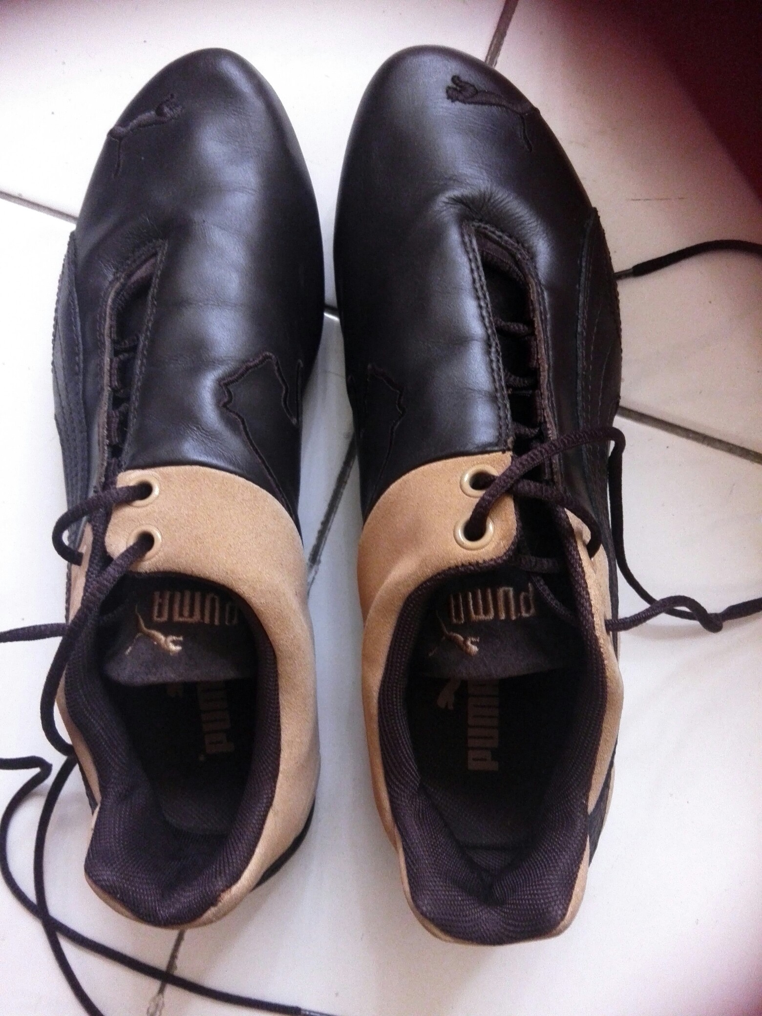 Puma genuine leather shoes 2025