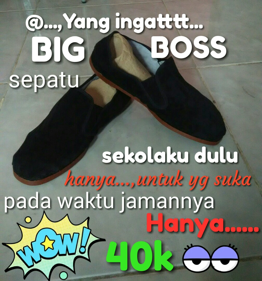 Sepatu Big Boss Sepatu Santai Sepatu Sekolah Barang Yang Dicari Di Carousell