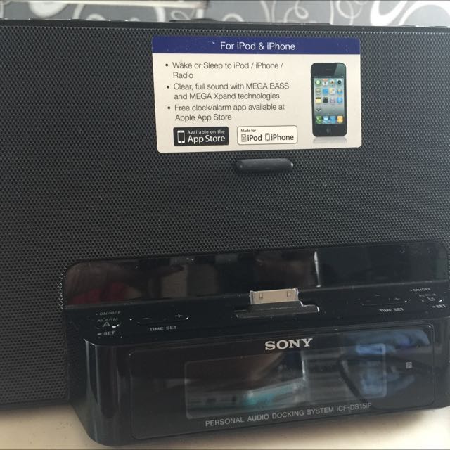 sony audio docking system