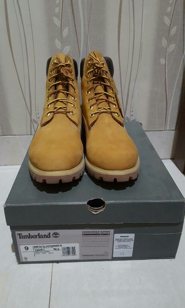 Timberland Yellow Boots 6 inch, Fesyen 