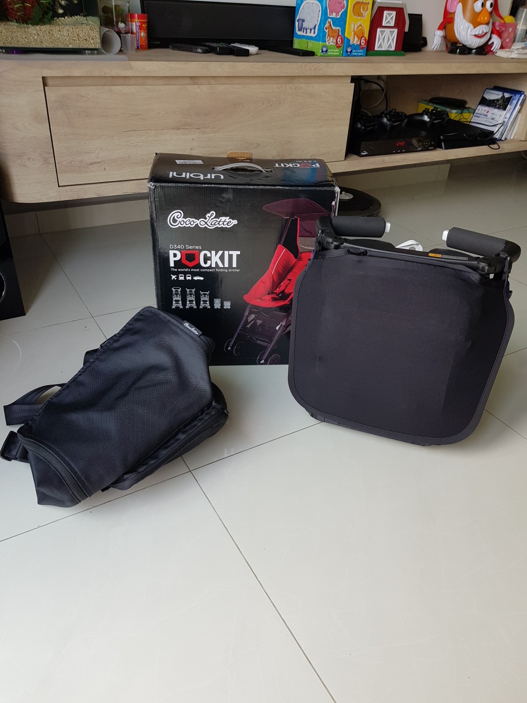 stroller pockit urbini