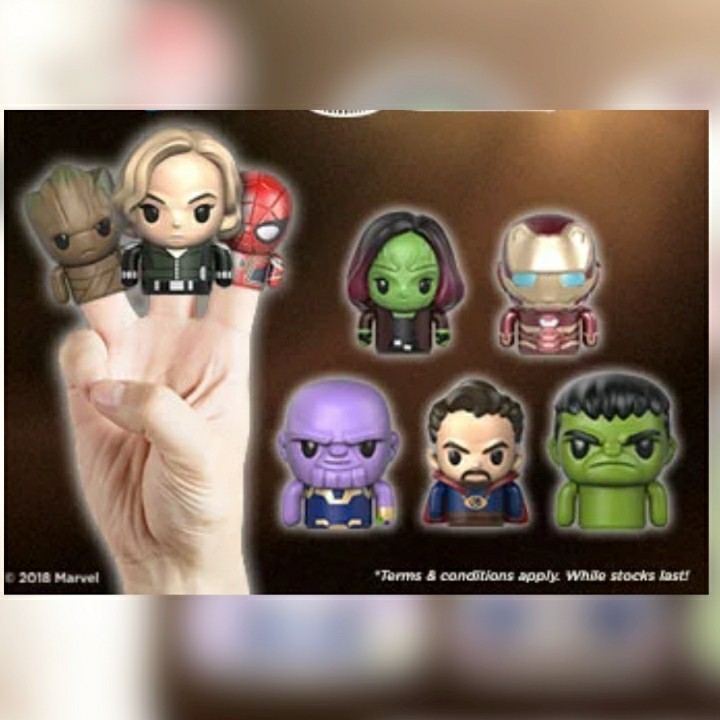 marvel finger puppets