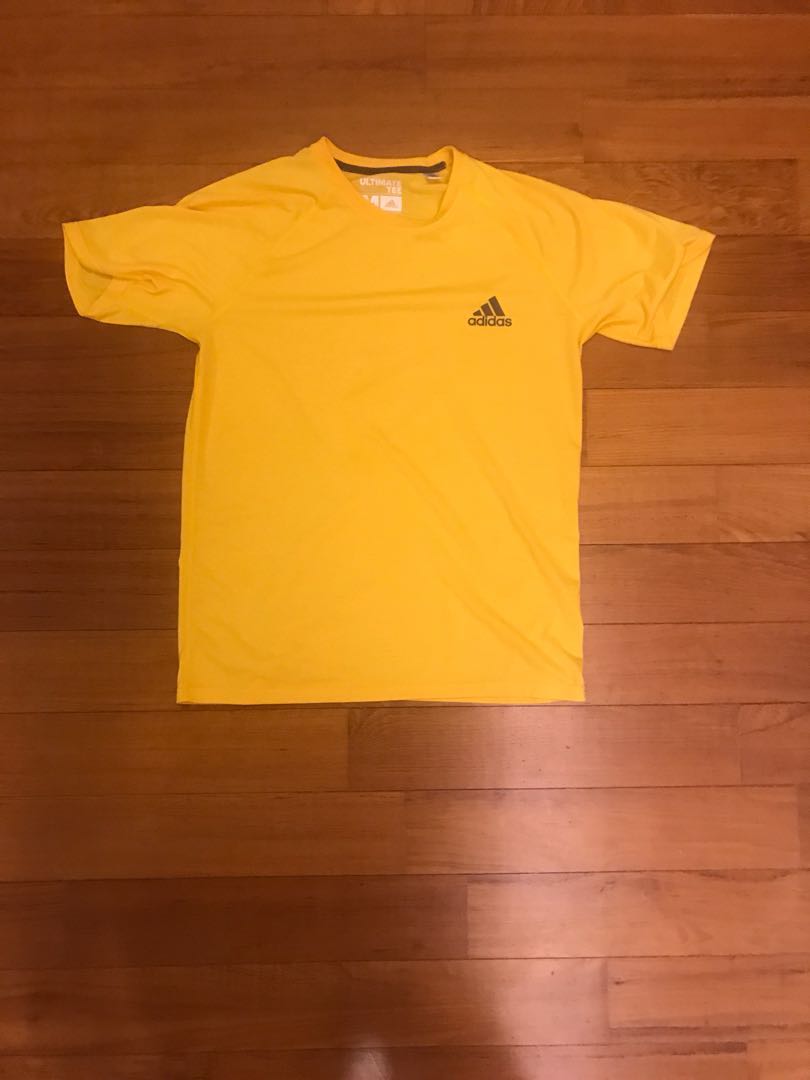 yellow adidas clothes