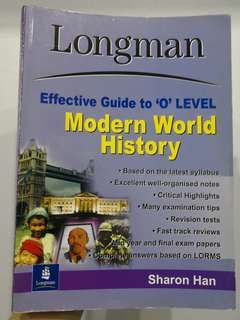 Longman Effective Guide to 'O' Level Modern World History
