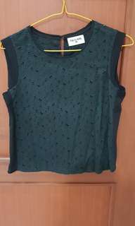 This is april eyelet top