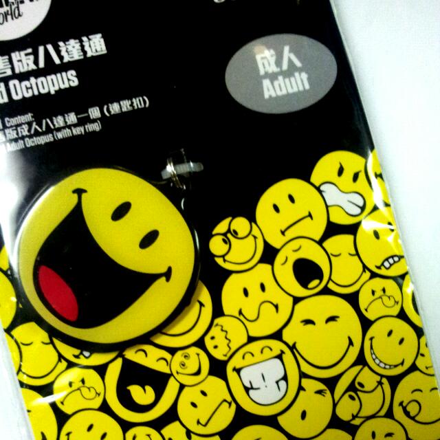 全新內無餘額SmileyWorld Smiley World Octopus Adult 哈哈笑造型配飾