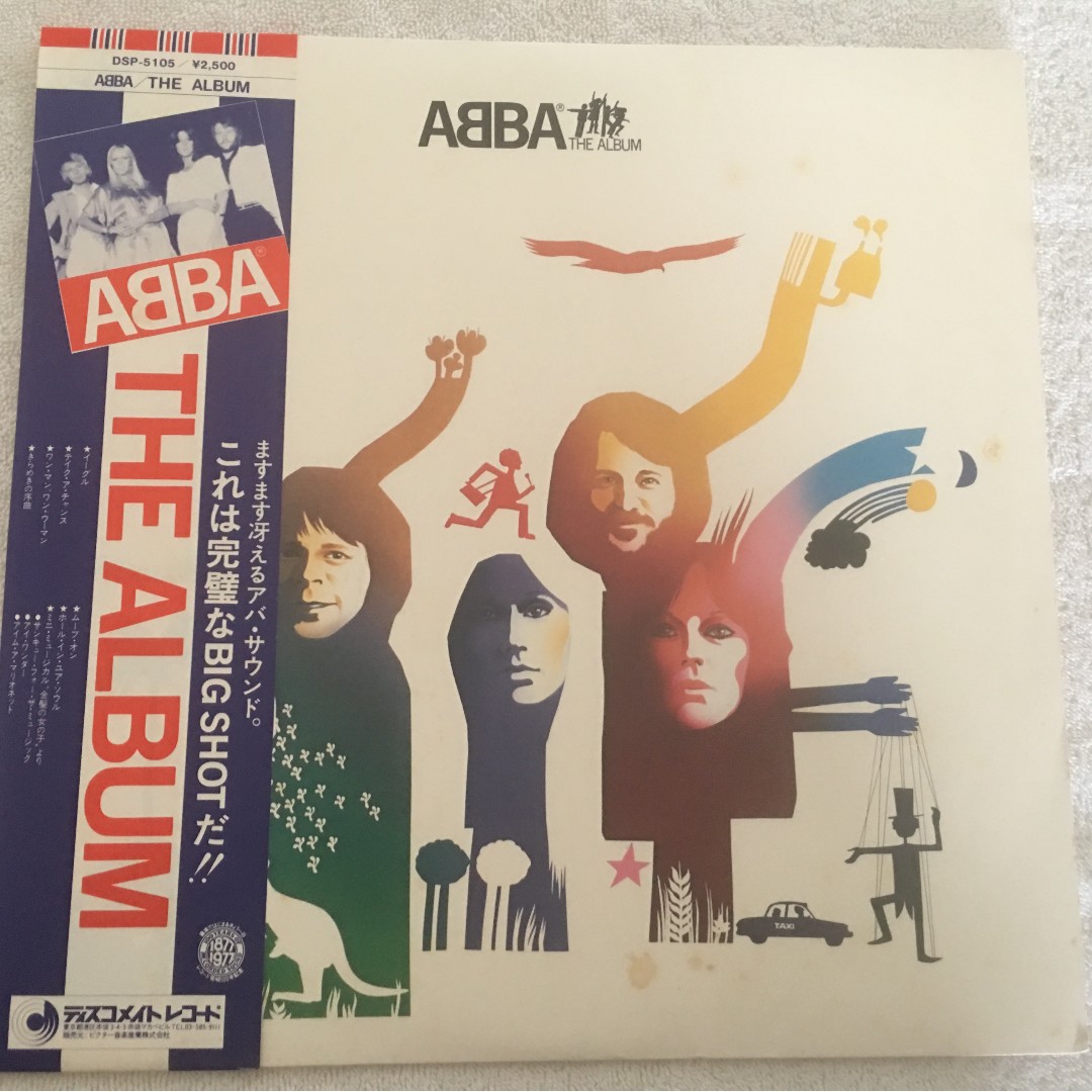 ABBA ‎– The Album, Japan Press Vinyl LP, Discomate ‎– DSP-5105, 1978, with  OBI, Hobbies  Toys, Music  Media, Vinyls on Carousell