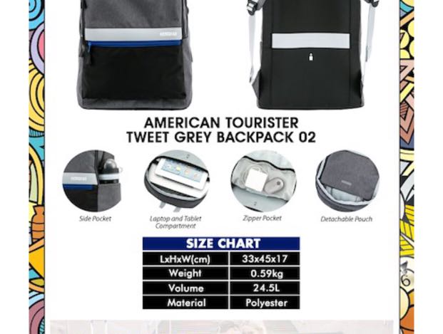 American tourister shop tweet backpack
