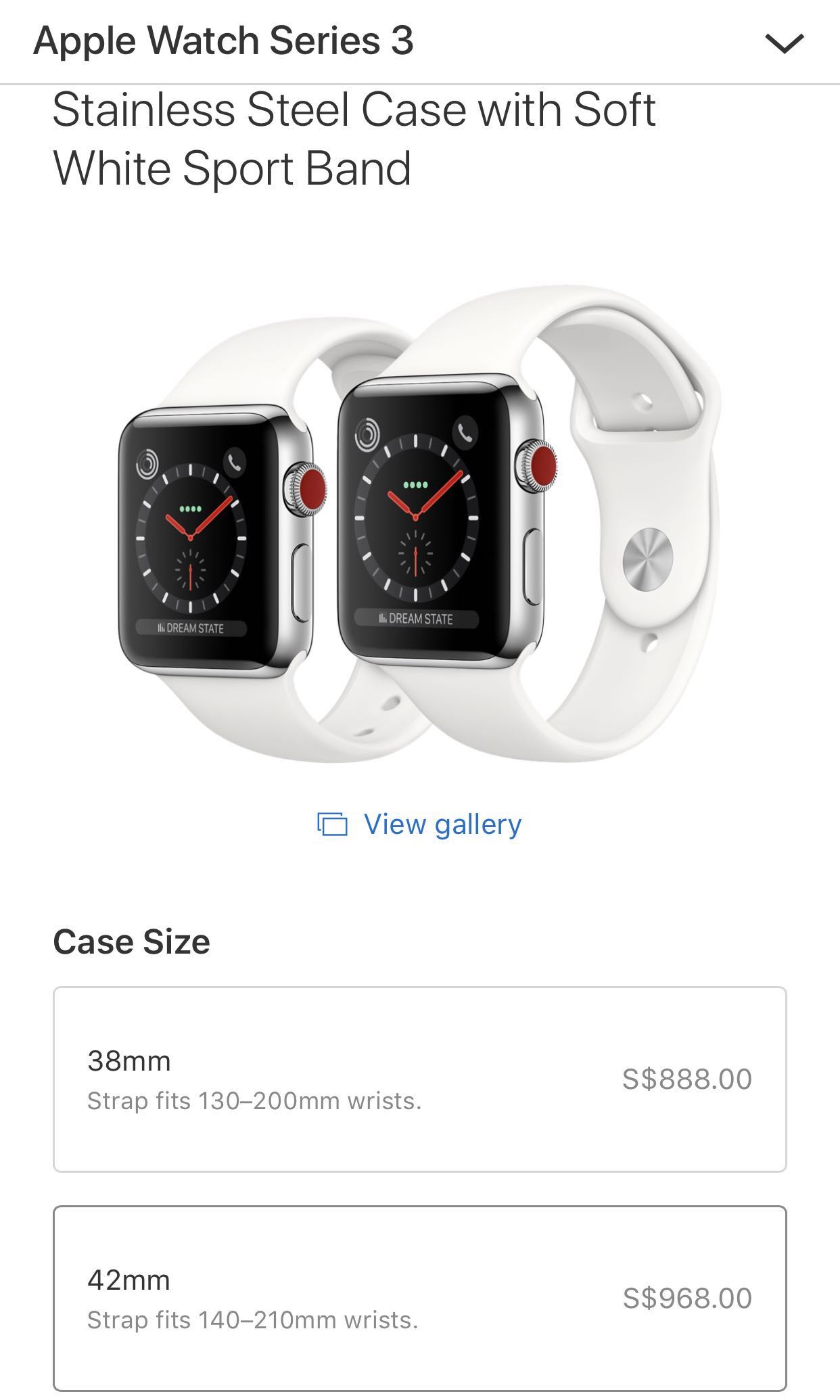 Iwatch series 3 gps and cellular shop