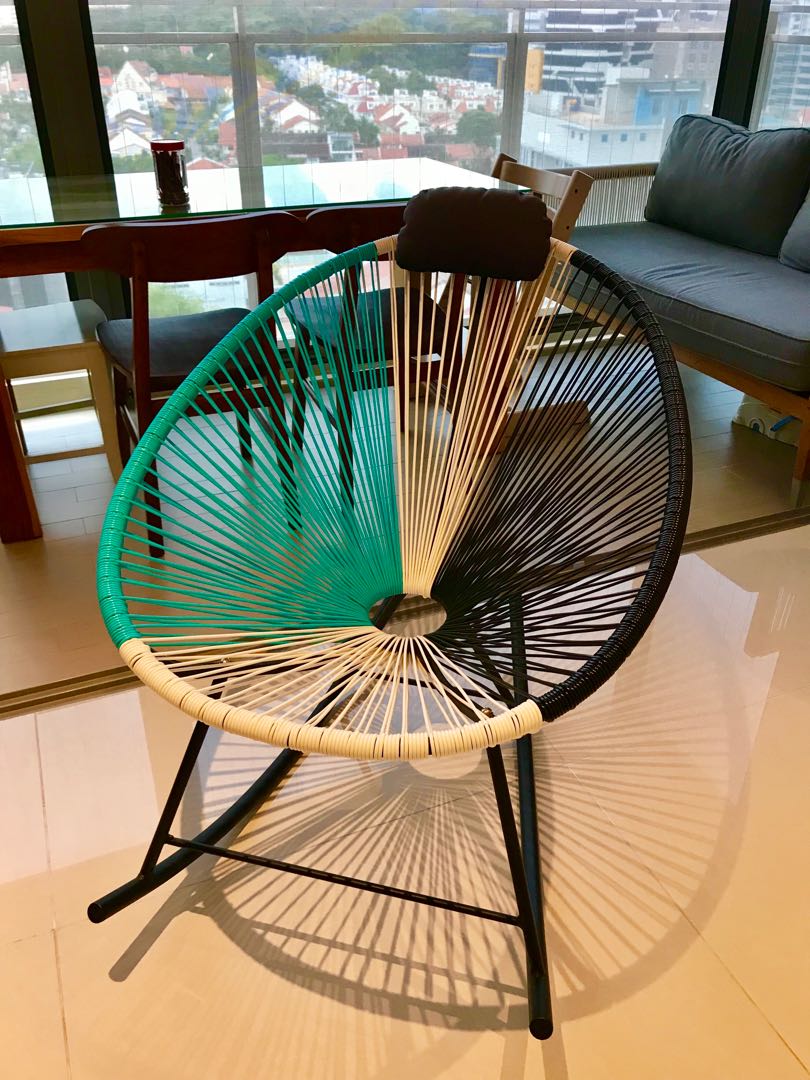 Balcony rocking chair, Furniture & Home Living, Furniture, Chairs on