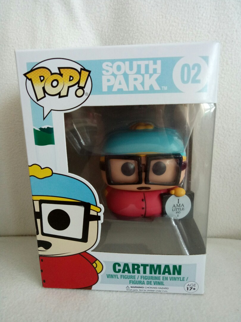 Bnib Funko Pop South Park 02 Cartman Vinyl Figure Toys Games Bricks Figurines On Carousell