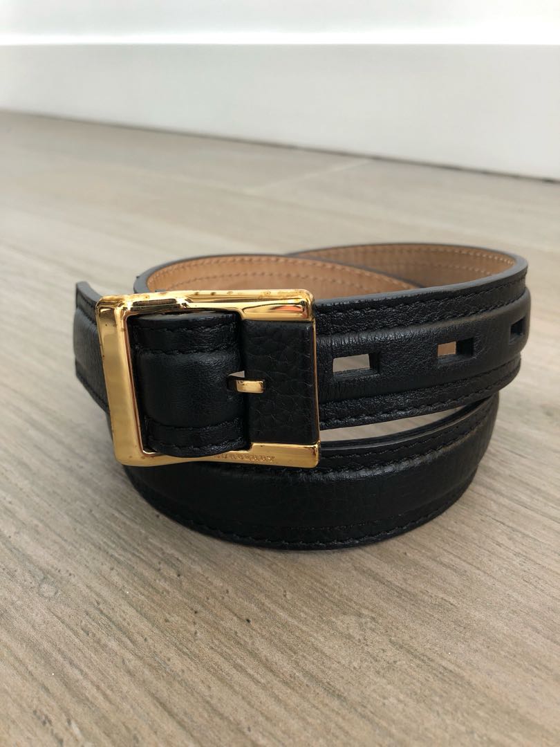 burberry belt gold