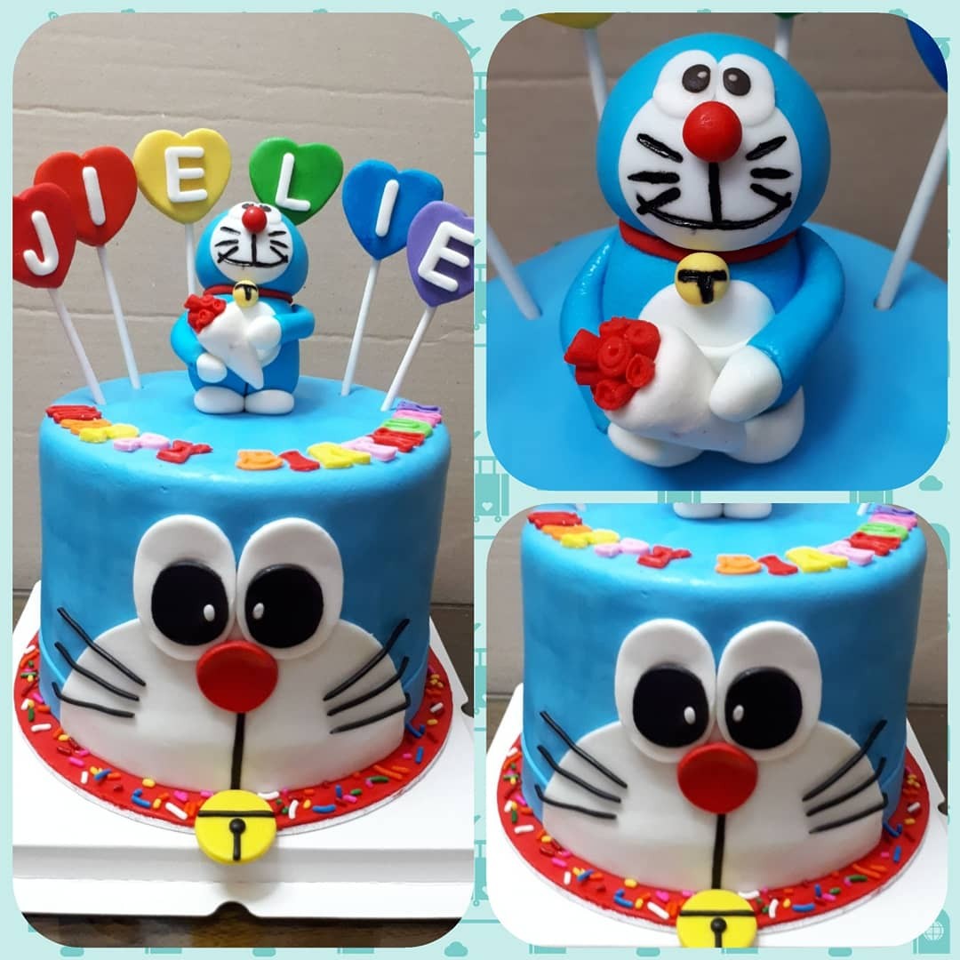 Wallpaper Customised Doraemon Cake Food Drinks Baked Goods On Carousell HD