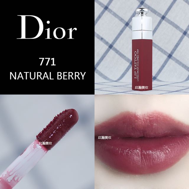 dior lip tattoo berry