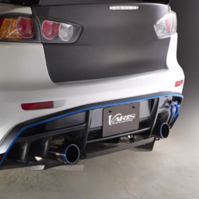 Evo x varis rear bumper with under diffuser, Car Accessories on Carousell