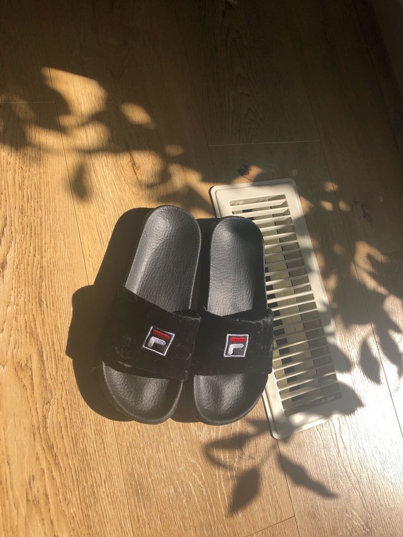 fila fluffy slides