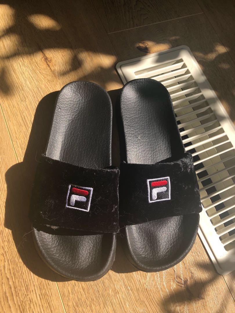 fila fluffy slides