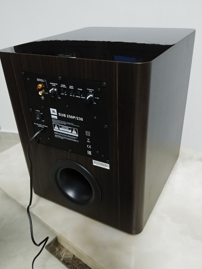 JBL studio SUB 250P, Audio, Soundbars, Speakers & Amplifiers on Carousell