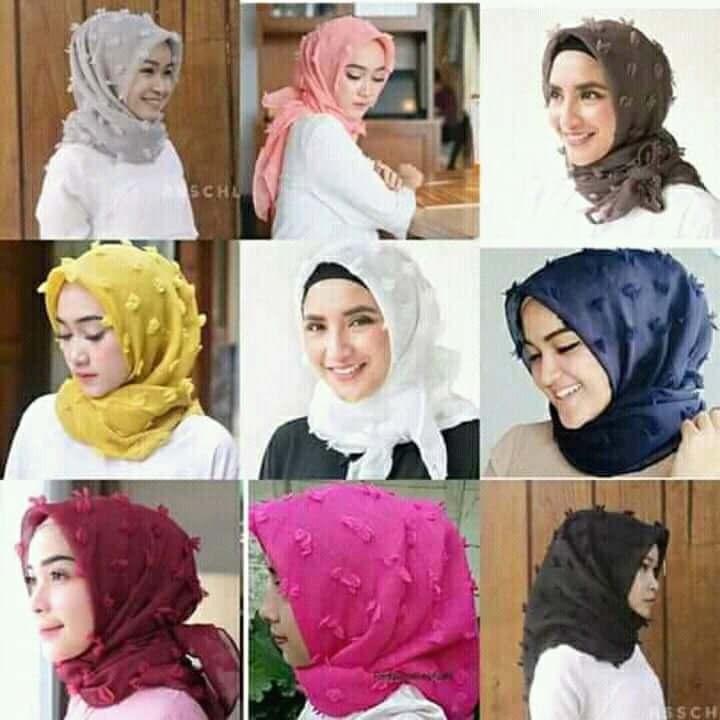 Maudecayjilbab Rubiah Segiempat Preloved Fesyen Wanita Muslim