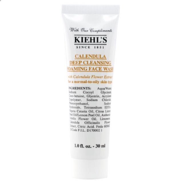 kiehl's deep cleansing foaming face wash